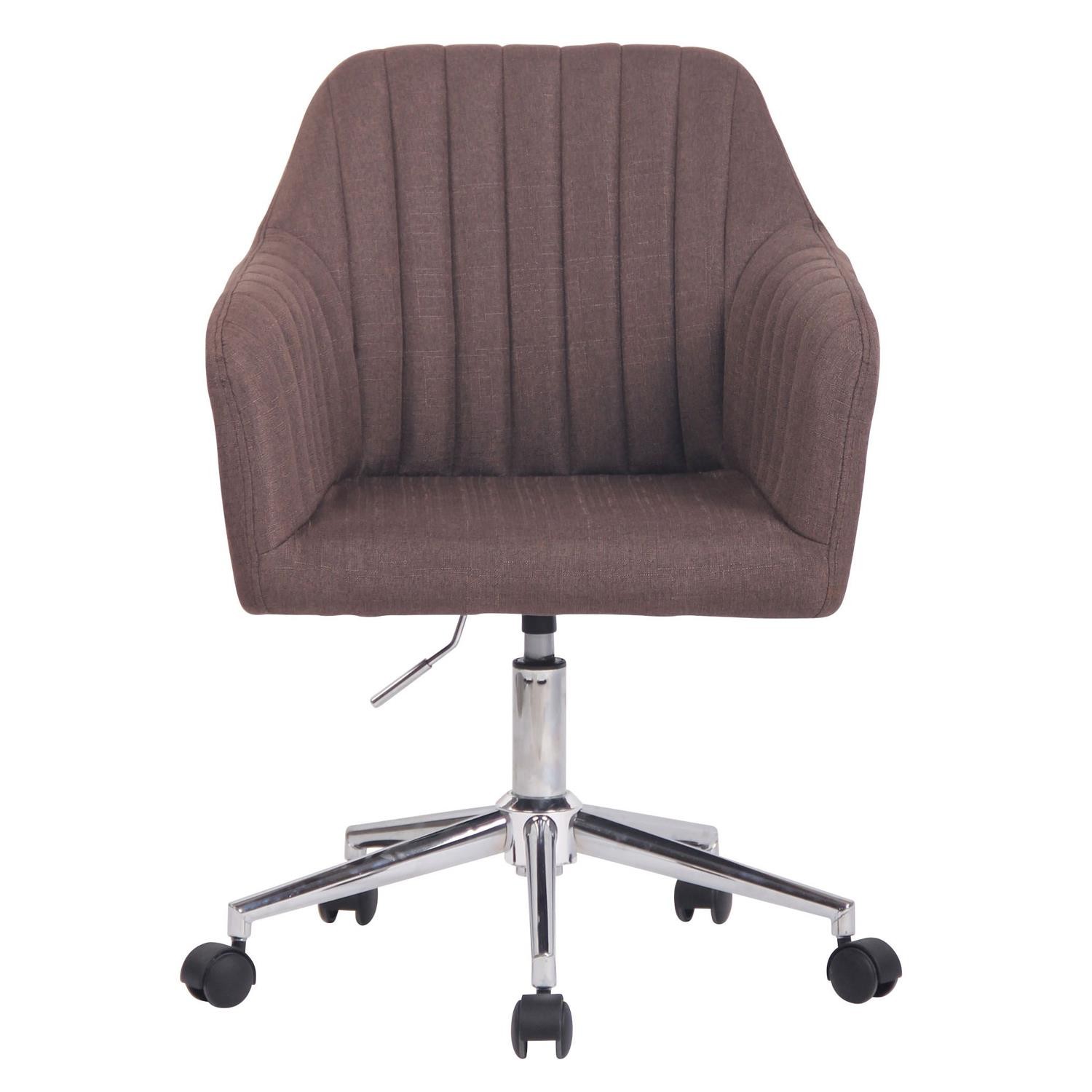Silla de Oficina FOCUS TELA, Gran acolchado, Base Metálica, en color Negro