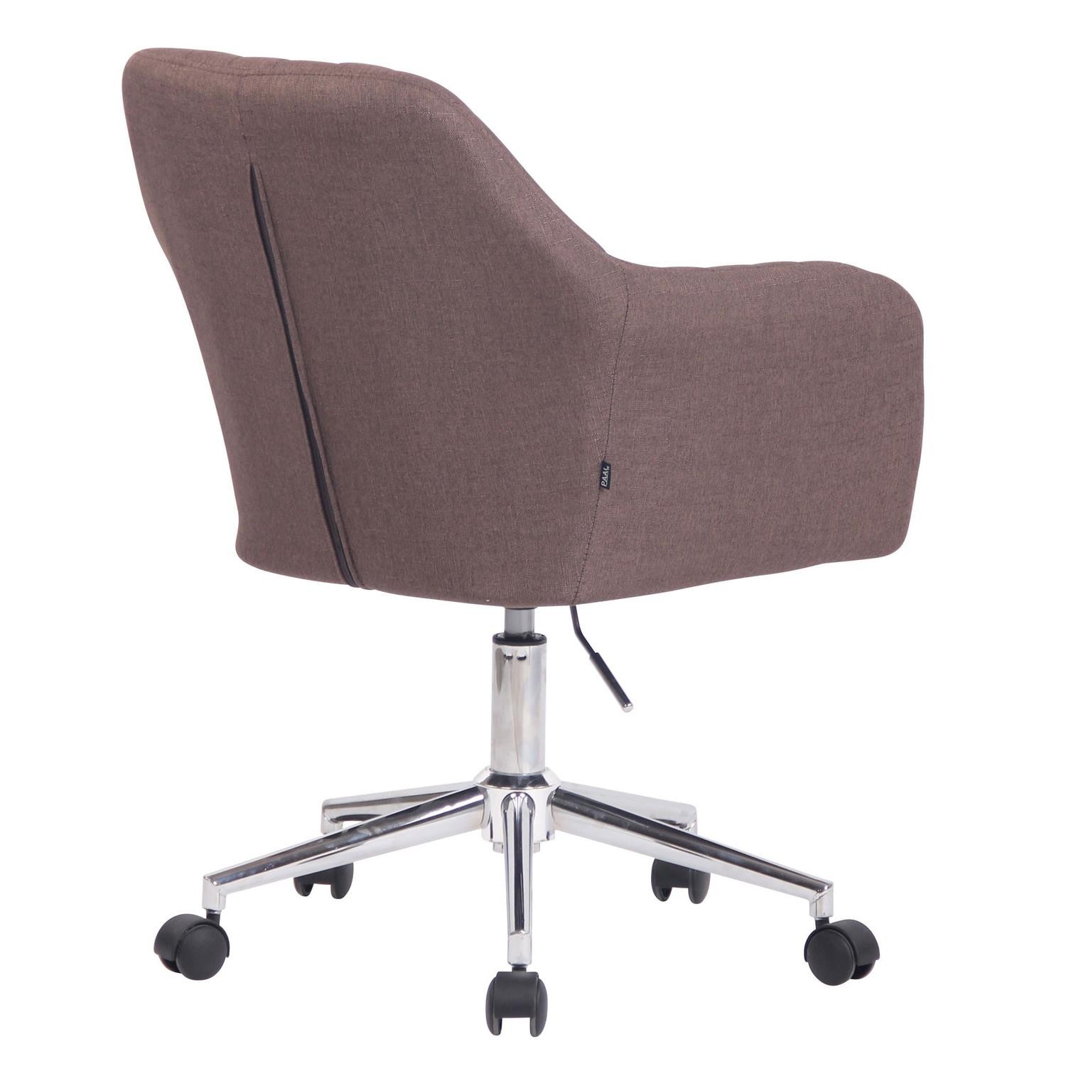 Silla de Oficina FOCUS TELA, Gran acolchado, Base Metálica, en color Negro