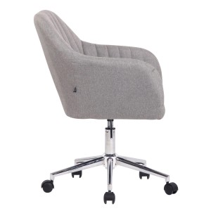 Silla de Oficina FOCUS TELA, Gran acolchado, en color negro