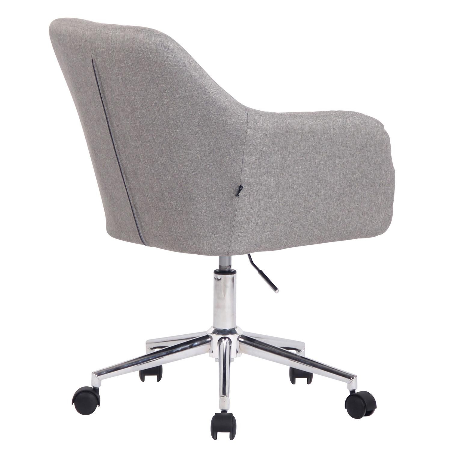 Silla de Oficina FOCUS TELA, Gran acolchado, Base Metálica, en color Negro