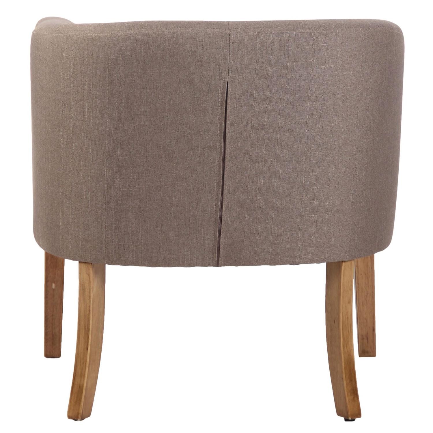 Silla de Confidente THEO, Patas de Madera Claras, en Tela color Negro