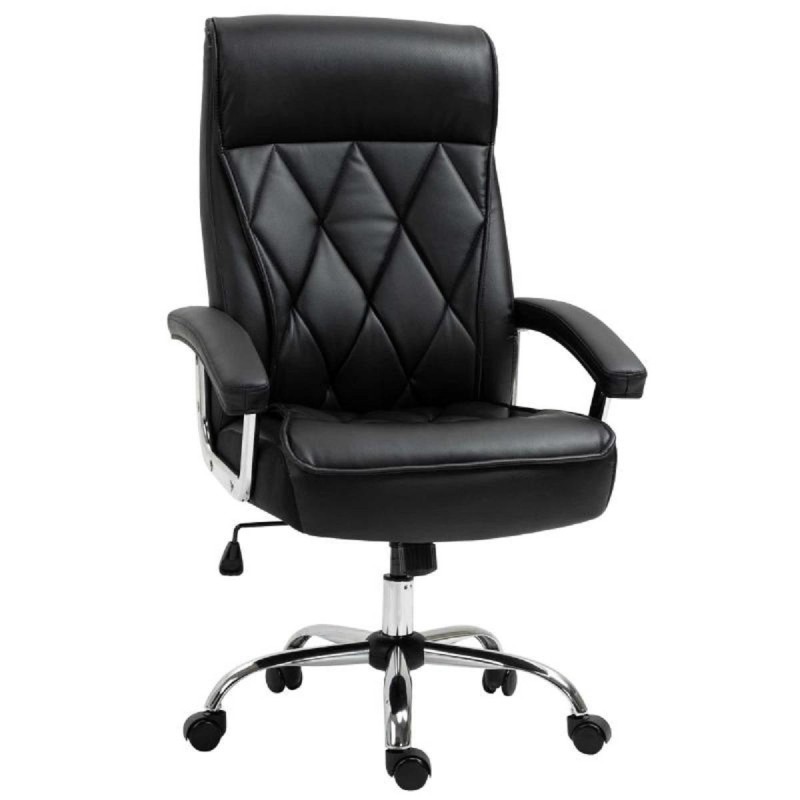 Sillón de Oficina BENITO en Piel Marrón