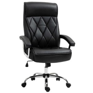 Sillón de Oficina BENITO en Piel Marrón