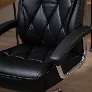 Sillón de Oficina BENITO en Piel Marrón