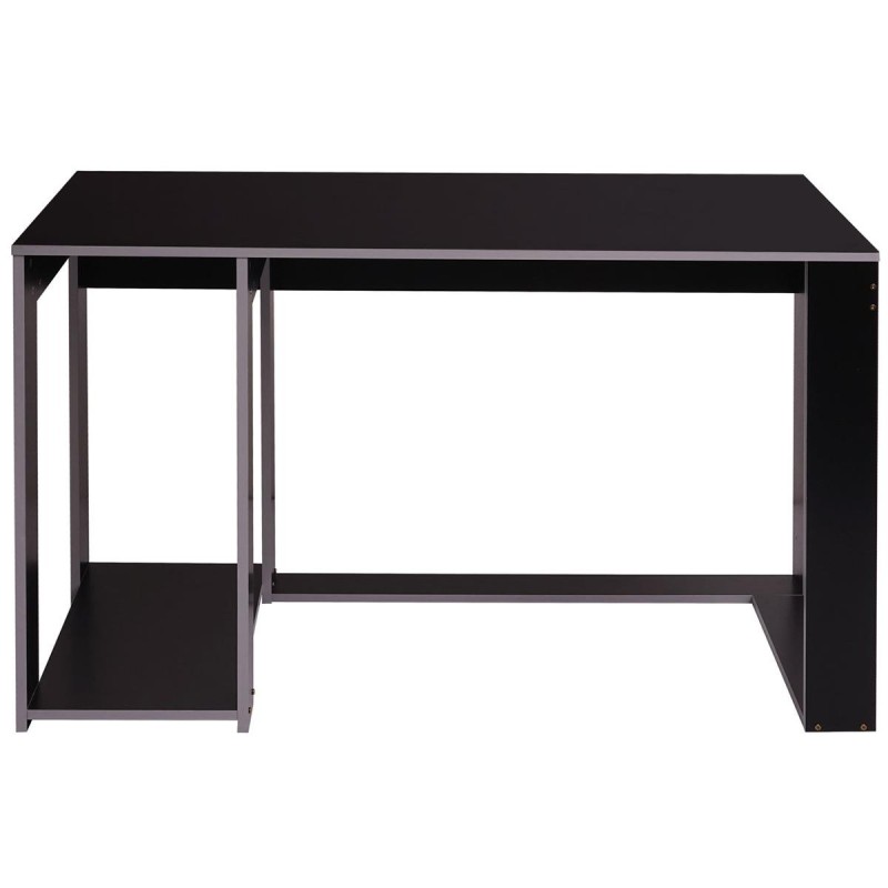 Mesa Gaming RODES, Dimensiones 120x60x76cm, Color Negro y Rojo
