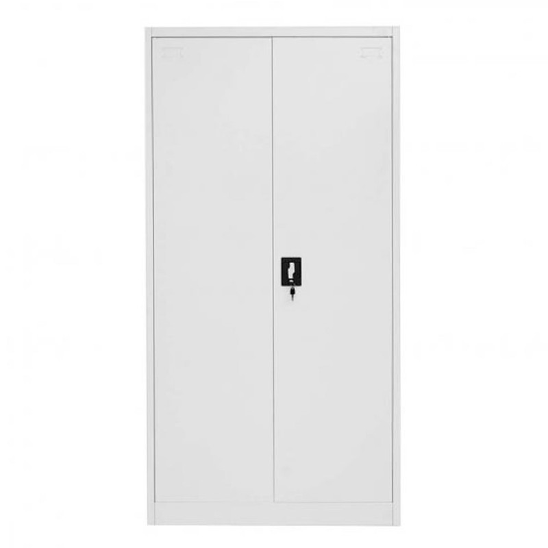 Armario DENZEL, 185x90x40 cm, en Acero color Blanco