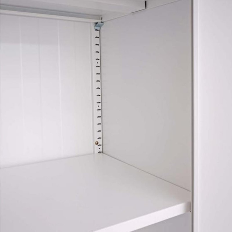 Armario DENZEL, 185x90x40 cm, en Acero color Blanco