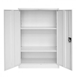 Armario SASKI, 140x90x40 cm, en Acero color Blanco