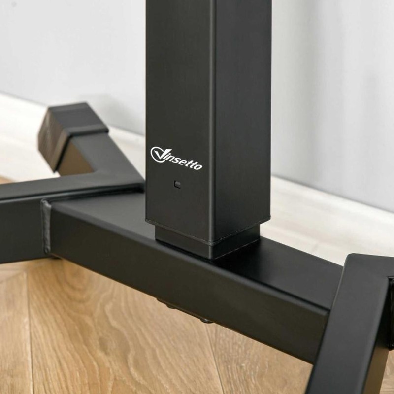 Mesa de Ordenador PARKER, totalmente ajustable y con altura regulable, en madera color negro