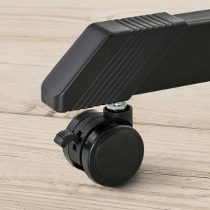 Mesa de Ordenador PARKER, totalmente ajustable y con altura regulable, en madera color negro