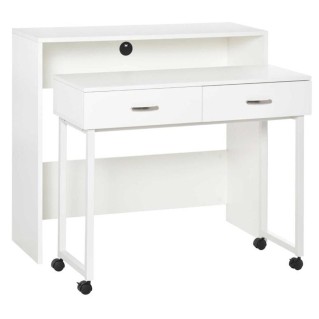 Set de 2 Escritorios BIANCA en Madera color Blanco 2