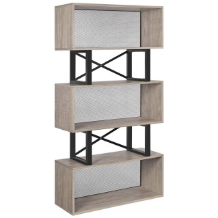 Estantería ARTHUR en Metal y Madera, color Gris y Negro 2