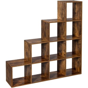 Estantería ASCEN, 129,5x29 cm, En Madera, Color Nogal