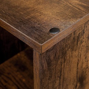 Estantería ASCEN, 129,5x29 cm, En Madera, Color Nogal