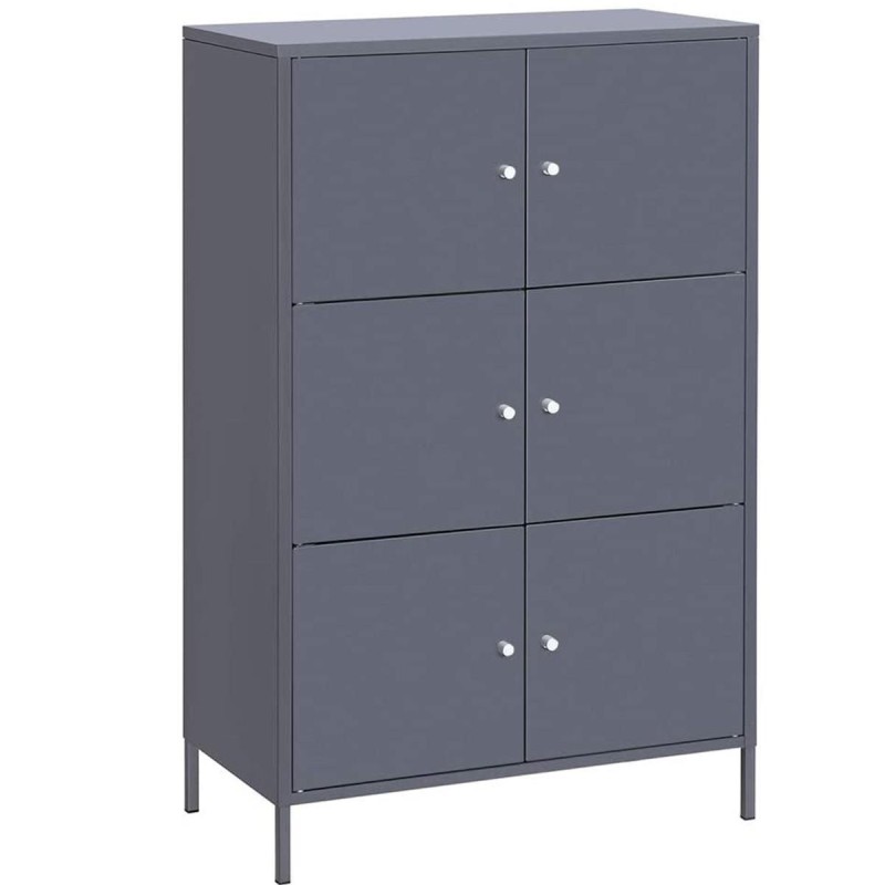Armario HERA, 105,2x65x36 cm, en Metal color Gris