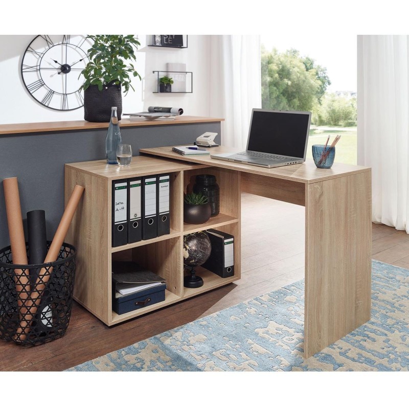 Mesa de Oficina SAKURA en Madera color Roble