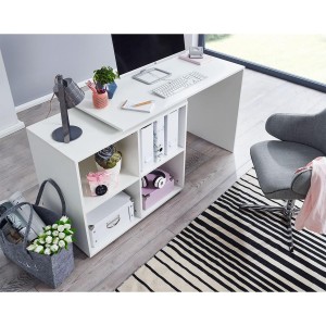 Mesa de Oficina SAKURA en Madera color Roble