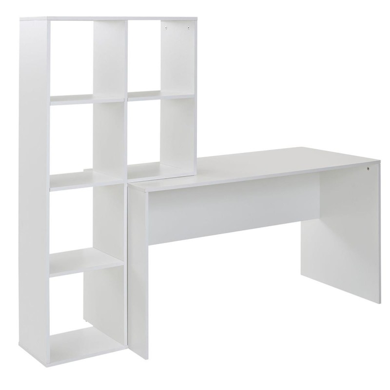 Mesa para ordenador GUIZA en Madera color Blanco