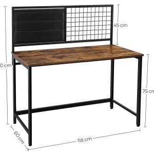 Mesa de Oficina ENZO color Nogal