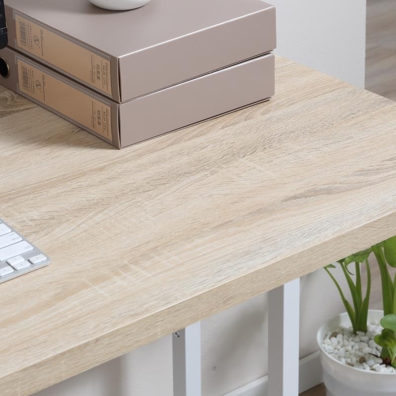 Mesa de Oficina MARIUS en Metal y Madera, color Blanco