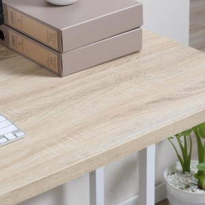Mesa de Oficina MARIUS en Metal y Madera, color Blanco