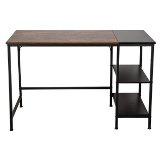 Mesa de Oficina ARIES, en Metal y Madera color Nogal 2