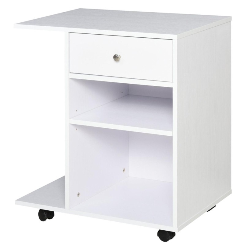 Mueble auxiliar TRENTON, Moderno y funcional, en Madera color Blanco