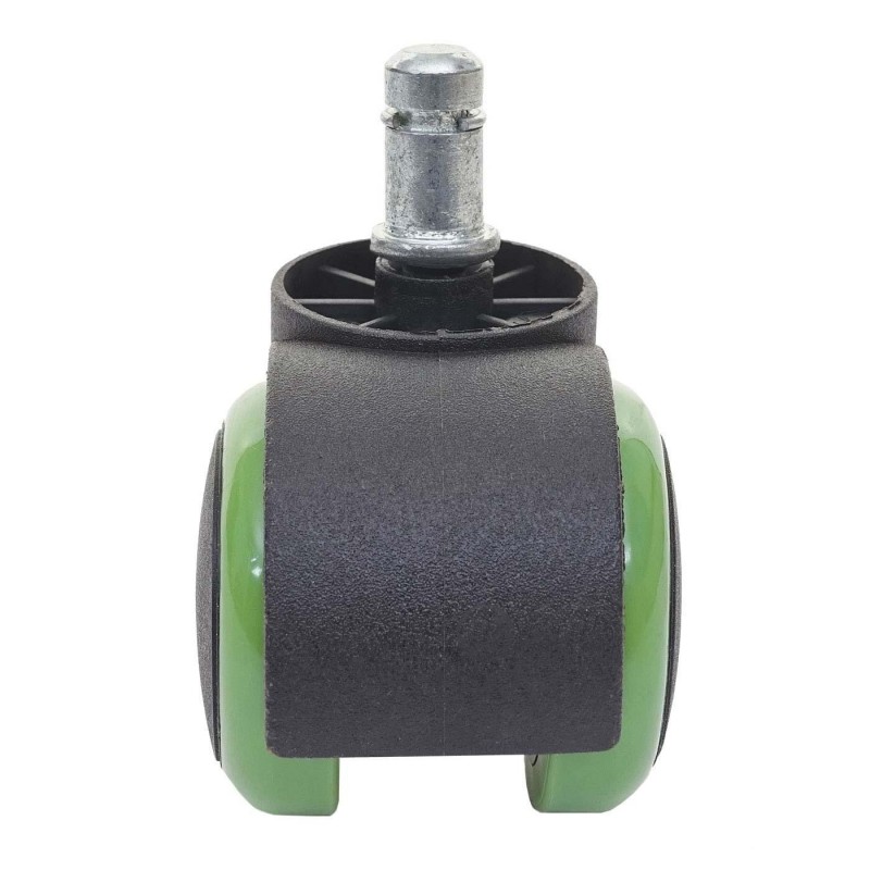 5x Ruedas para Sillas Oficina BLADE, 11x50 mm, Color Negro
