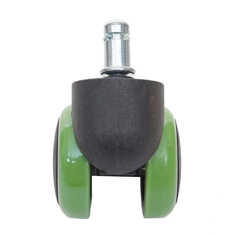 5x Ruedas para Sillas Oficina BLADE, 11x50 mm, Color Negro