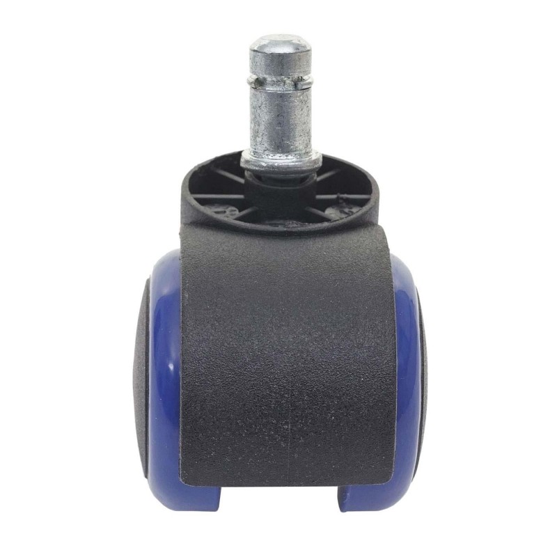 5x Ruedas para Sillas Oficina BLADE, 11x50 mm, Color Negro