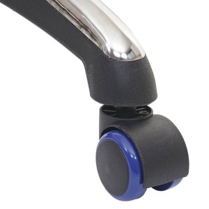 5x Ruedas para Sillas Oficina BLADE, 11x50 mm, Color Negro
