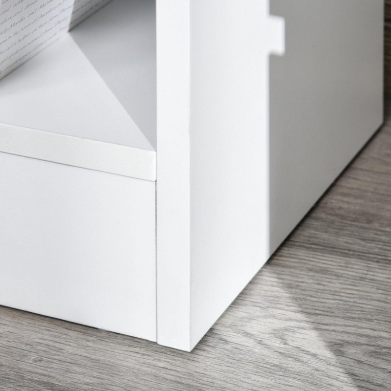 Estantería TOPEKA, Diseño Moderno, en Madera color Blanco