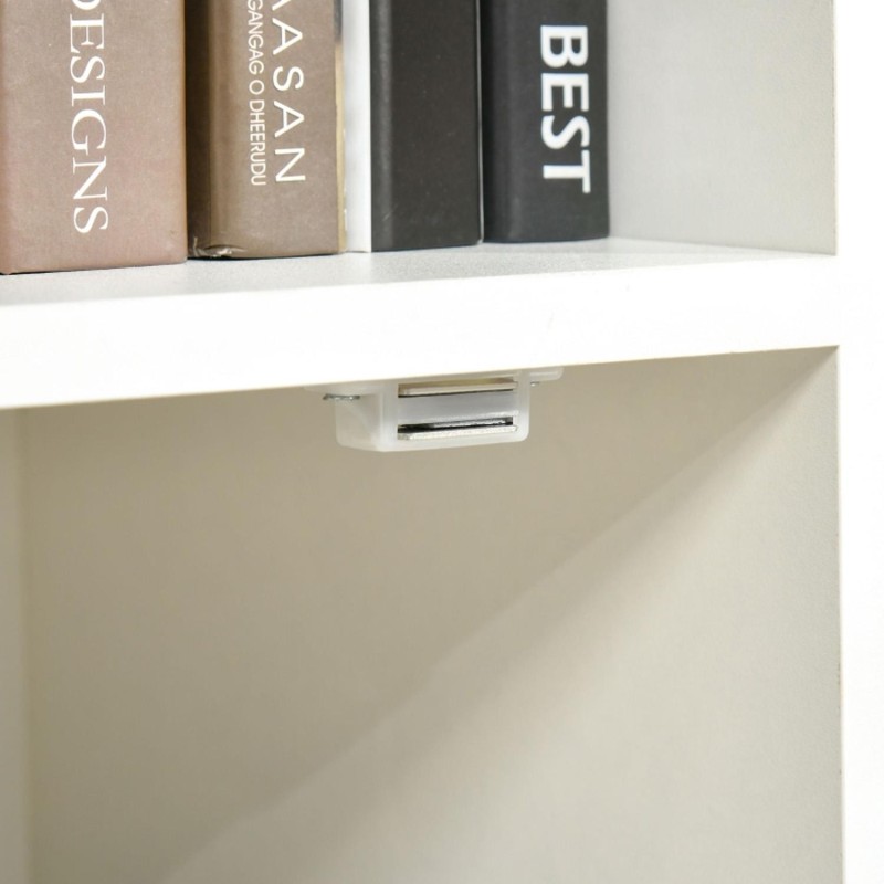 Estantería KONY, Diseño Moderno, en Madera color Negro