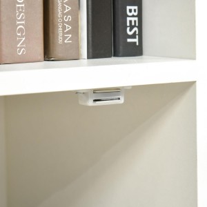 Estantería KONY, Diseño Moderno, en Madera color Negro