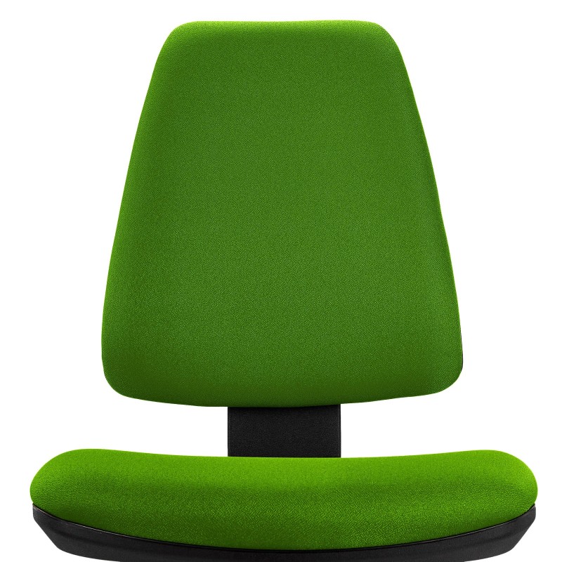 Silla de Oficina Ergonómica INDIANA BASE, Tela Negra