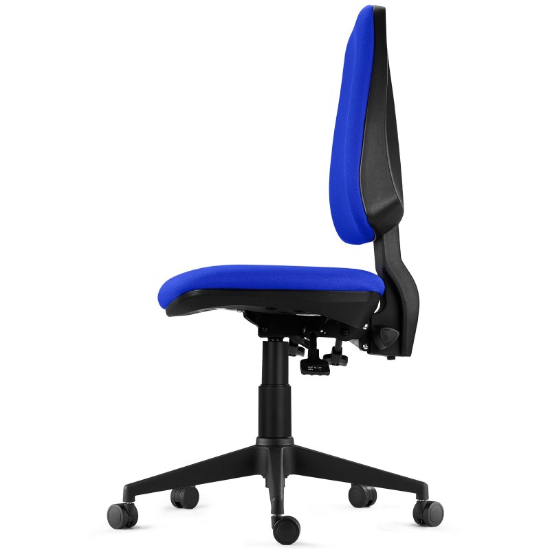 Silla de Oficina Ergonómica INDIANA BASE, Tela Negra
