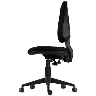 Silla de Oficina Ergonómica INDIANA BASE, Tela Negra 2