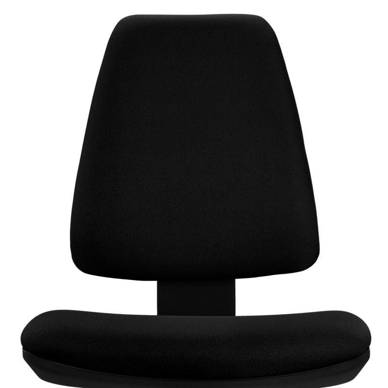 Silla de Oficina Ergonómica INDIANA BASE, Tela Negra