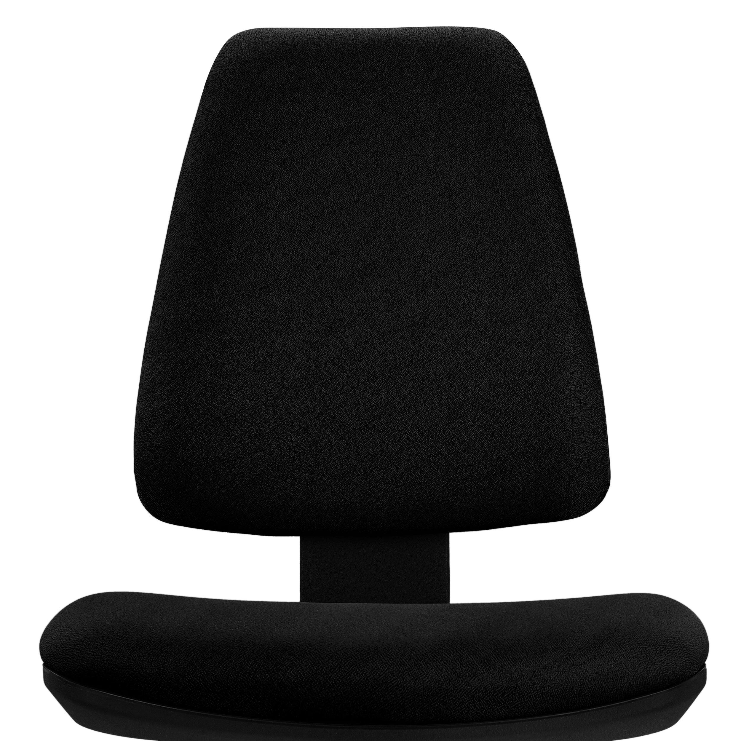 Silla Ergonómica INDIANA BASE, Uso Intensivo 8H, Reclinable, Muy Robusta, Tela Negra