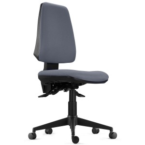 Silla de Oficina Ergonómica INDIANA BASE, Tela Negra