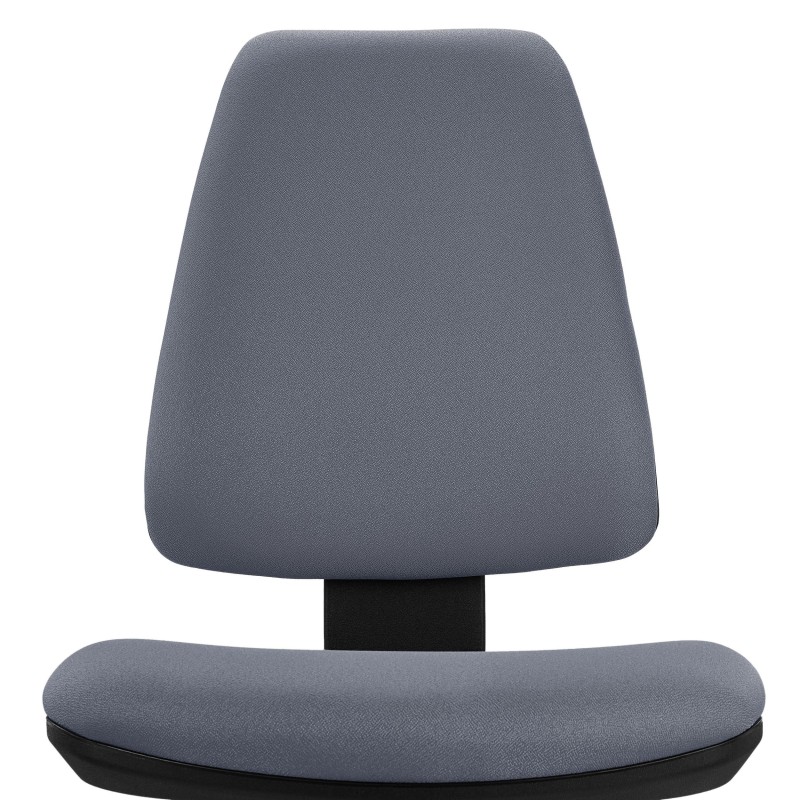 Silla de Oficina Ergonómica INDIANA BASE, Tela Negra
