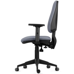 Silla de Oficina Ergonómica INDIANA PRO, Tela Negra