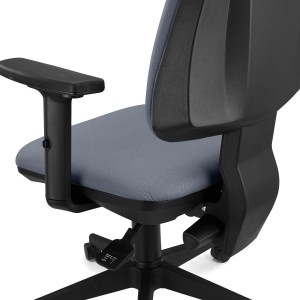 Silla de Oficina Ergonómica INDIANA PRO, Tela Negra
