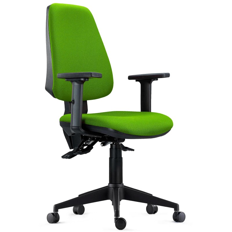 Silla de Oficina Ergonómica INDIANA PRO, Tela Negra