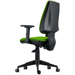 Silla de Oficina Ergonómica INDIANA PRO, Tela Negra