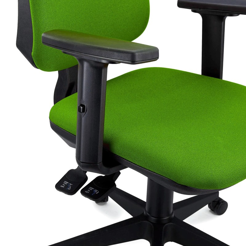Silla de Oficina Ergonómica INDIANA PRO, Tela Negra