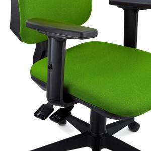 Silla de Oficina Ergonómica INDIANA PRO, Tela Negra