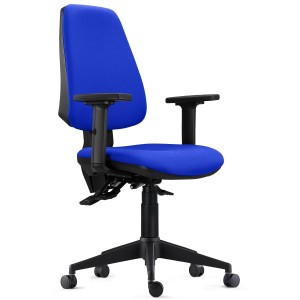 Silla de Oficina Ergonómica INDIANA PRO, Tela Negra