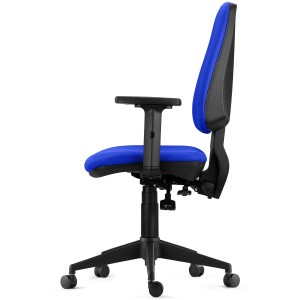 Silla de Oficina Ergonómica INDIANA PRO, Tela Negra