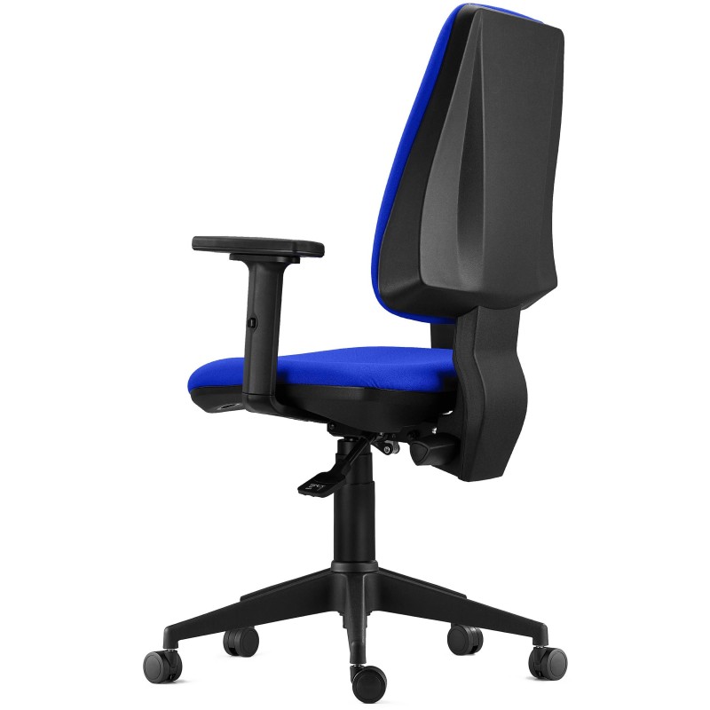Silla de Oficina Ergonómica INDIANA PRO, Tela Negra